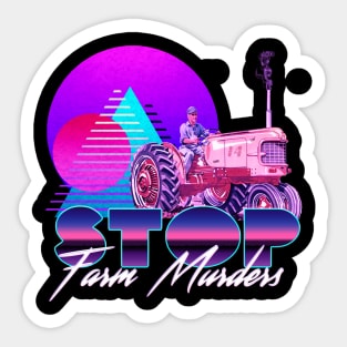 Stop Farm Murders Sticker